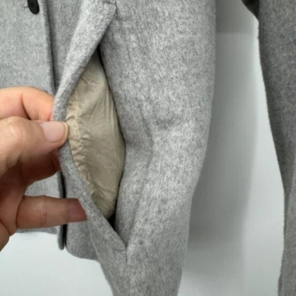 Theory Wool Cashmere Oversized Shirt Jacket LUXE NEW DIVIDE OS JK DF woman’s siz - Picture 6 of 12